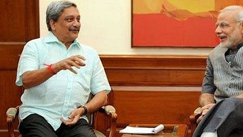 ಮನೋಹರ್ ಪರಿಕ್ಕರ್ ಮತ್ತು ಪ್ರಧಾನಿ ಮೋದಿ