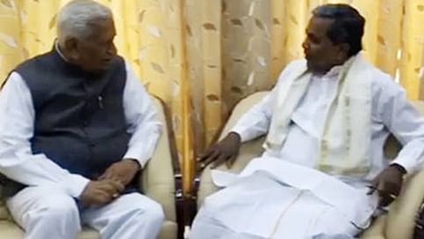 ವಜುಭಾಯಿ ವಾಲಾ - ಸಿದ್ದರಾಮಯ್ಯ
