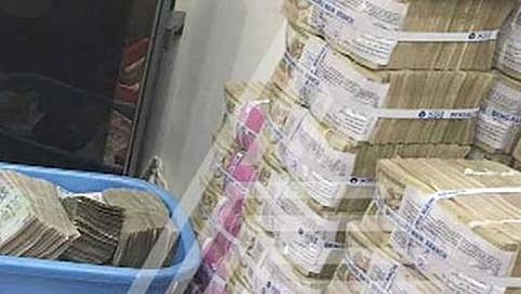 ಜಪ್ತಿಯಾದ ಹಣ