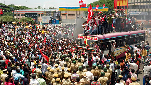ಮಂಡ್ಯದಲ್ಲಿ ರೈತರ ಆಕ್ರೋಶ (ಸಂಗ್ರಹ ಚಿತ್ರ)