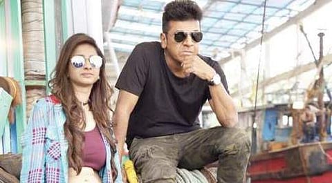ಟಗರು ಸಿನೆಮಾದಲ್ಲಿ ಮಾನ್ವಿತಾ ಹರೀಶ್ ಮತ್ತು ಶಿವರಾಜ್ ಕುಮಾರ್