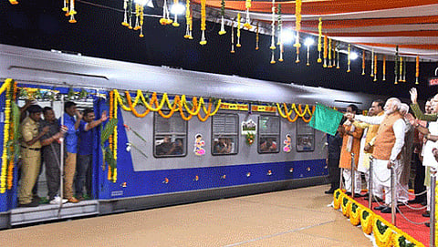 ಬೀದರ್-ಕಲ್ಬುರ್ಗಿ ನೂತನ ರೈಲು ಸಂಚಾರಕ್ಕೆ ಪ್ರಧಾನಿ ಮೋದಿ ಚಾಲನೆ