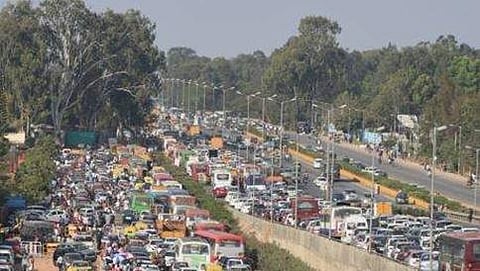 ಸಂಚಾರ ದಟ್ಟಣೆಯ ಚಿತ್ರ