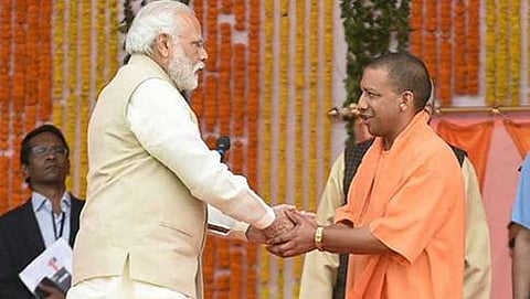 ಪ್ರಧಾನಮಂತ್ರಿ ನರೇಂದ್ರ ಮೋದಿ ಹಾಗೂ ಉತ್ತರಪ್ರದೇಶ ಮುಖ್ಯಮಂತ್ರಿ ಯೋಗಿ ಆದಿತ್ಯನಾಥ್