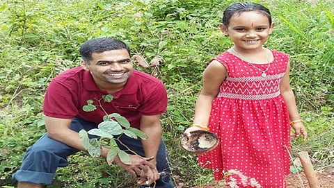 ತಂದೆಯೊಂದಿಗೆ ಹರಿಣಿ ಸ್ವಾಮಿನಾಥನ್