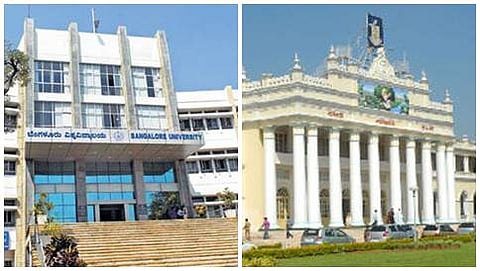 ಬೆಂಗಳೂರು ಮತ್ತು ಮೈಸೂರು ವಿವಿ