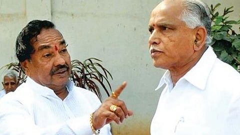 ಈಶ್ವರಪ್ಪ-ಯಡಿಯೂರಪ್ಪ