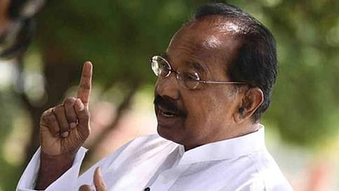 ಹಿರಿಯ ಕಾಂಗ್ರೆಸ್ ಮುಖಂಡ ವೀರಪ್ಪ ಮೊಯ್ಲಿ