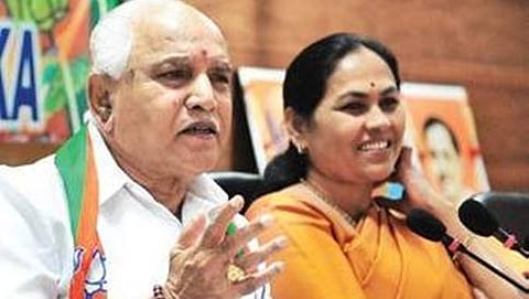 ಯಡಿಯೂರಪ್ಪ ಮತ್ತು ಶೋಭಾ ಕರಂದ್ಲಾಜೆ( ಸಂಗ್ರಹ ಚಿತ್ರ)
