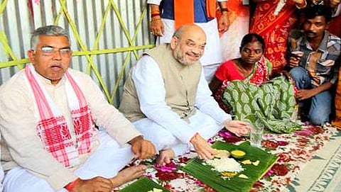 ಅಮಿತ್ ಶಾ ಜತೆ ಮಹಲಿ ದಂಪತಿ
