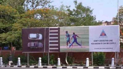 ಜೈಪುರ ರಸ್ತೆಯಲ್ಲಿ ಬುಮ್ರಾ ಹೋರ್ಡಿಂಗ್ಸ್