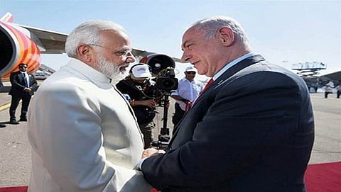ನರೇಂದ್ರ ಮೋದಿ-ಇಸ್ರೇಲ್ ಪ್ರಧಾನಿ ನೇತನ್ಯಾಹು