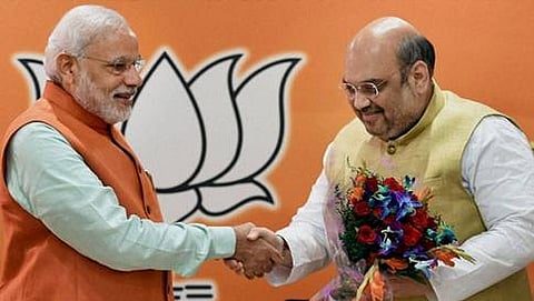 ಪ್ರಧಾನಮಂತ್ರಿ ನರೇಂದ್ರ ಮೋದಿ ಹಾಗೂ ಬಿಜೆಪಿ ರಾಷ್ಟ್ರಾಧ್ಯಕ್ಷ ಅಮಿತ್ ಶಾ