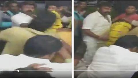 ಅಭಿಮಾನಿಗೆ ಬಾಲಯ್ಯ ಕಪಾಳ ಮೋಕ್ಷ