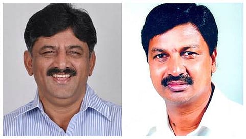 ಡಿ.ಕೆ ಶಿವಕುಮಾರ್ ಮತ್ತು ರಮೇಶ್ ಜಾರಕಿಹೊಳಿ