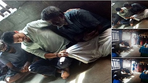 ವಿಜಯ್ ಅನಿತಾ ಪೋಷಕರಿಗೆ ಸಾಂತ್ವನ ಹೇಳುತ್ತಿರುವ ಫೋಟೋ