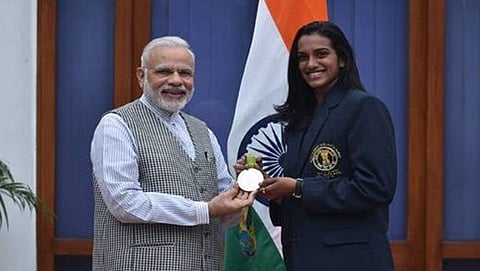 ಪಿವಿ ಸಿಂಧು-ನರೇಂದ್ರ ಮೋದಿ