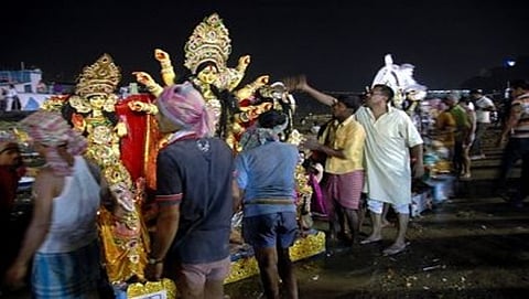 ಕೋಲ್ಕತ್ತಾ ದಲ್ಲಿ ದುರ್ಗಾ ಪೂಜೆ