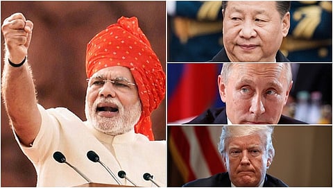 ನರೇಂದ್ರ ಮೋದಿ-ಕ್ಸಿ ಜಿಂಗ್ ಪಿನ್-ಪುಟಿನ್-ಡೊನಾಲ್ಡ್ ಟ್ರಂಪ್