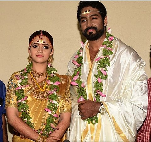 ಕೇರಳದ ತ್ರಿಶೂರ್ ನಲ್ಲಿ ನೆರವೇರಿದ ನಟಿ ಭಾವನಾ ಮದುವೆಯ ಚಿತ್ರಗಳು
