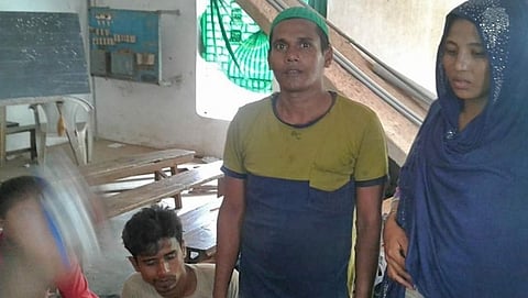 ಬಂಧಿತ ರೋಹಿಂಗ್ಯ ಕುಟುಂಬ