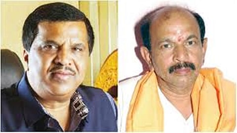 ಎಲ್. ಆರ್. ಶಿವರಾಮೇಗೌಡ , ಡಾ. ಸಿದ್ದರಾಮಯ್ಯ