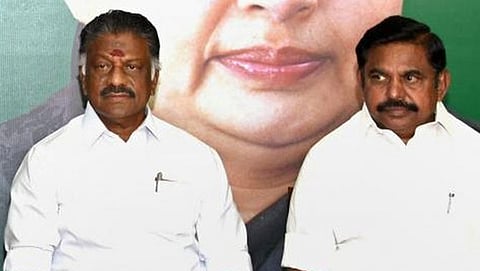 ಎಐಎಡಿಎಂಕೆ ನಾಯಕರಾದ ಪನ್ನೀರ್ ಸೆಲ್ವಂ, ಪಳನಿಸ್ವಾಮಿ