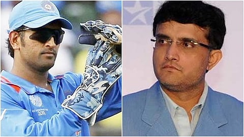 MS Dhoni- Sourav Ganguly  