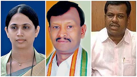 ಲಕ್ಷ್ಮಿ ಹೆಬ್ಬಾಳ್ಕರ್ , ಎಂಟಿಬಿ ನಾಗರಾಜ್ ಮತ್ತು ಪರಮೇಶ್ವರ್ ನಾಯಕ್
