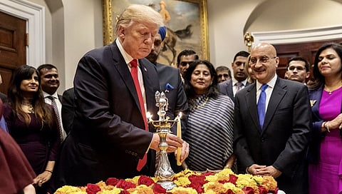 ಟ್ರಂಪ್ ದೀಪಾವಳಿ ಆಚರಣೆ