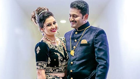 ರಿಷಬ್ ಶೆಟ್ಟಿ ಮತ್ತು ಪತ್ನಿ ಪ್ರಗತಿ
