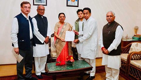 ರಾಜ್ಯಪಾಲರನ್ನು ಭೇಟಿ ಮಾಡಿದ ಕಮಲ್ ನಾಥ್