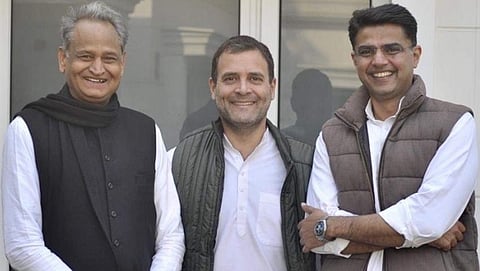 ಅಶೋಕ್ ಗೆಹ್ಲೋಟ್ - ಸಚಿನ್ ಪೈಲಟ್ - ರಾಹುಲ್ ಗಾಂಧಿ