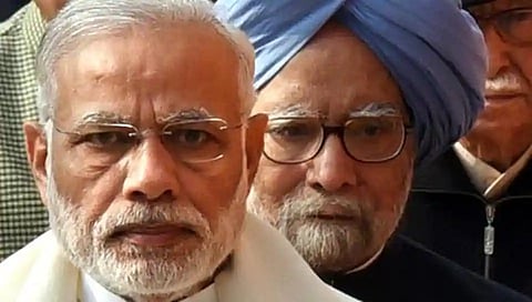 ನರೇಂದ್ರ ಮೋದಿ-ಮನಮೋಹನ್ ಸಿಂಗ್