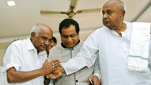 ಎಚ್. ವಿಶ್ವನಾಥ್ ಮತ್ತು ಎಚ್.ಡಿ ದೇವೇಗೌಡ