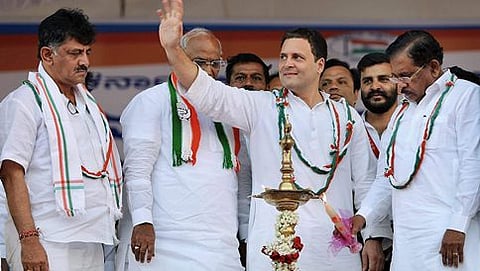 ಸಾರ್ವಜನಿಕರನ್ನುದ್ದೇಶಿಸಿ ರಾಹುಲ್ ಗಾಂಧಿ ಭಾಷಣ