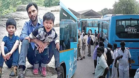 ಬೆಂಗಳೂರು: ಬಿಎಂಟಿಸಿ ಬಸ್ ಡಿಕ್ಕಿ- ದ್ವಿಚಕ್ರ ವಾಹನ ಸವಾರ ಸಾವು