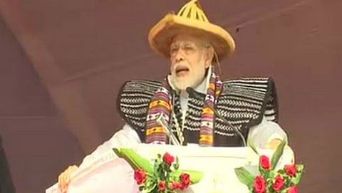 ಅರುಣಾಚಲ ಪ್ರದೇಶದಲ್ಲಿ ನರೇಂದ್ರ ಮೋದಿ