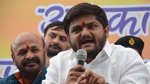 ಗುಜರಾತ್ ಪಟಿದಾರ್ ಅನಾಮತ್ ಆಂದೋಲನ ಸಮಿತಿ ಮುಖಂಡ ಹಾರ್ದಿಕ್ ಪಟೇಲ್