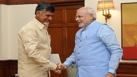 ನರೇಂದ್ರ ಮೋದಿ-ಚಂದ್ರಬಾಬು ನಾಯ್ಡು