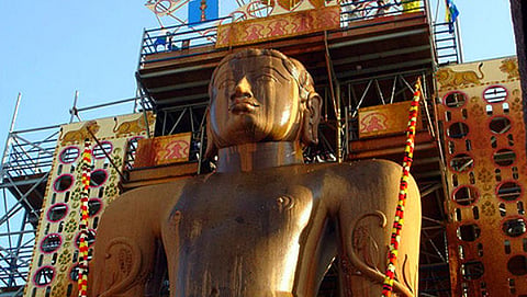 ಬಾಹುಬಲಿಗೆ ಮಹಾಮಸ್ತಕಾಭಿಷೇಕ (ಸಂಗ್ರಹ ಚಿತ್ರ)