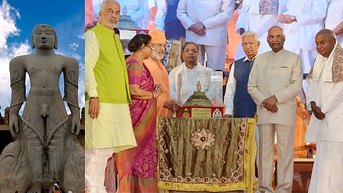 ಮಹಾಮಸ್ತಕಾಭಿಷೇಕಕ್ಕೆ ರಾಷ್ಟ್ರಪತಿ ರಾಮನಾಥ್ ಕೋವಿಂದ್ ಚಾಲನೆ