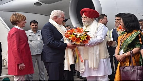 ಜರ್ಮನಿ ಅಧ್ಯಕ್ಷ ಸ್ಟೈನ್ಮಿಯರ್‌ ಭಾರತಕ್ಕೆ ಆಗಮನ