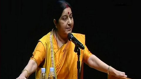 ವಿದೇಶಾಂಗ ಸಚಿವೆ ಸುಷ್ಮಾ ಸ್ವರಾಜ್