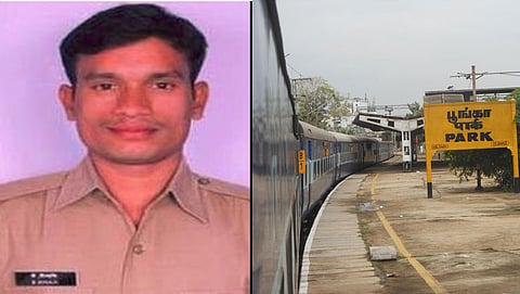 ಮಹಿಳೆ ರಕ್ಷಿಸಿದ ಪೊಲೀಸ್ ಪೇದೆ ಶಿವಾಜಿ (ಸಂಗ್ರಹ ಚಿತ್ರ)