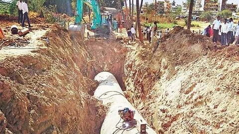 ಕೋರಮಂಗಲ- ಚಲ್ಲಘಟ್ಟ ಯೋಜನೆ  ಕಾಮಗಾರಿ