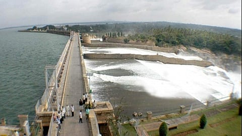 ಕಾವೇರಿ ನದಿಗೆ ಕಟ್ಟಲಾದ ಅಣೆಕಟ್ಟಿನ ಸಂಗ್ರಹ ಚಿತ್ರ