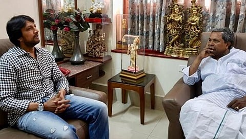 ಮುಖ್ಯಮಂತ್ರಿಯವರನ್ನು ಕೆಲ ದಿನಗಳ ಹಿಂದೆ ಭೇಟಿಯಾಗಿದ್ದ ನಟ ಸುದೀಪ್