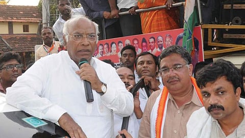 ಮೈಸೂರಿನಲ್ಲಿ ಖರ್ಗೆ ಪ್ರಚಾರ