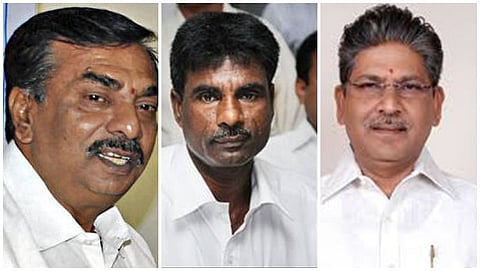 ಆಯನೂರು ಮಂಜುನಾಥ್ , ಕೋಟಾ ಶ್ರೀನಿವಾಸ್ ಪೂಜಾರಿ ಮತ್ತು ರಘುನಾಥ್ ಮಲ್ಕಾಪುರೆ
